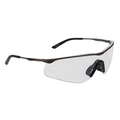 Portwest Tech Metal Spectacle PS16 - Clear - Customisable PPE
