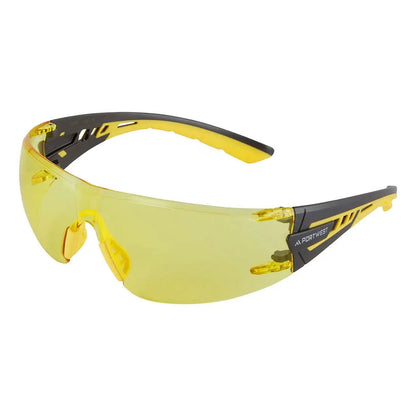 Tech Look Lite Kn Safety Glasses Ps27 - Amber - Customisable Safety Spectacles