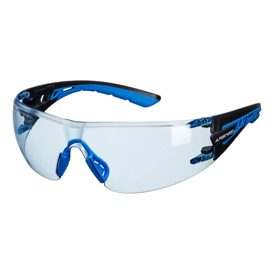 Tech Look Lite Kn Safety Glasses Ps27 - Blue - Customisable Safety Spectacles