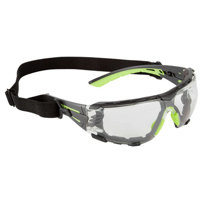 Portwest Tech Look Pro Kn Safety Glasses PS28 - Clear - Customisable PPE