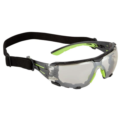 Portwest Tech Look Pro Kn Safety Glasses PS28 - Mirror - Customisable PPE