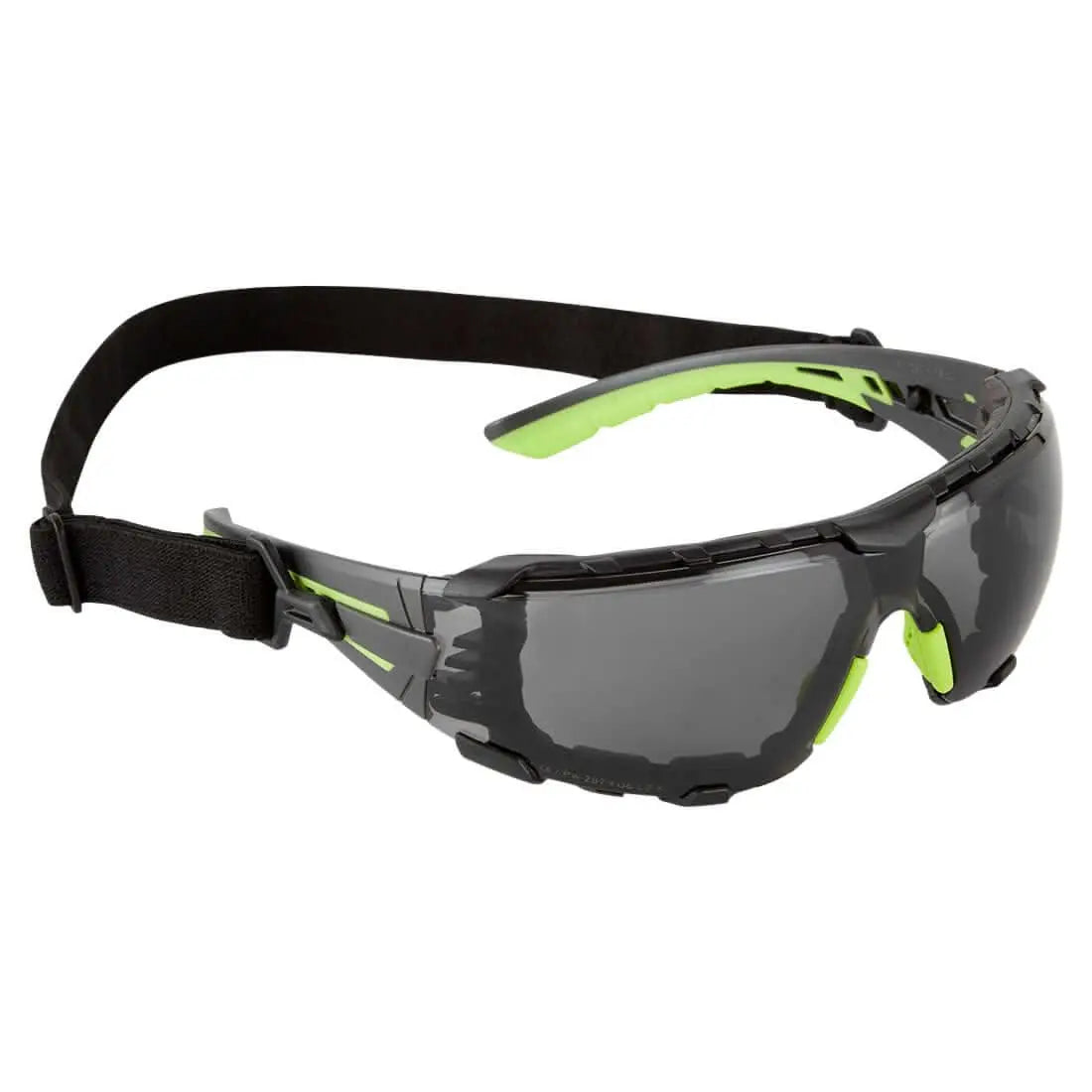 Tech Look Pro Kn Safety Glasses Ps28 - Smoke - Customisable Safety Spectacles