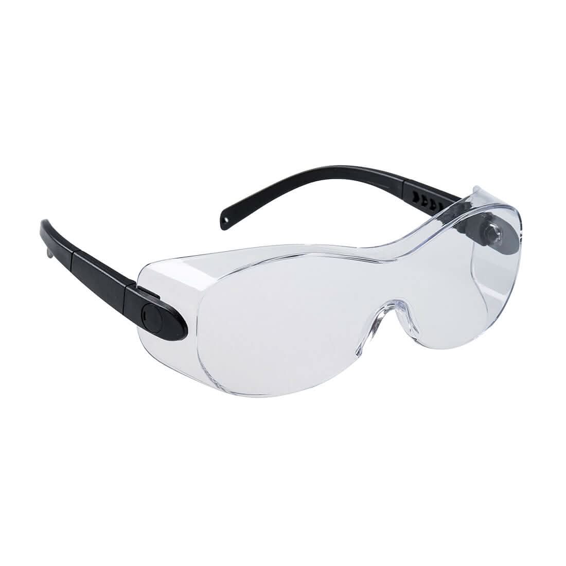 Portwest Over Safety Glasses PS30 - Clear - Customisable PPE