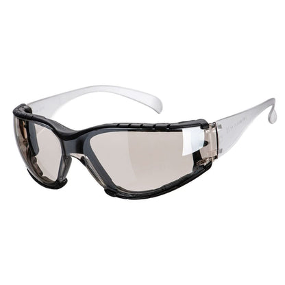 Portwest Wrap Around Plus Safety Glasses PS32 - Mirror - Customisable PPE