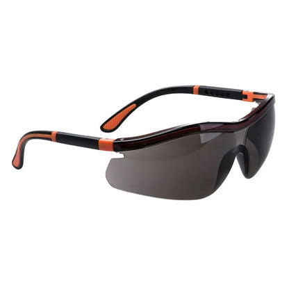 Neon Safety Glasses Ps34 - Smoke - Customisable Safety Spectacles