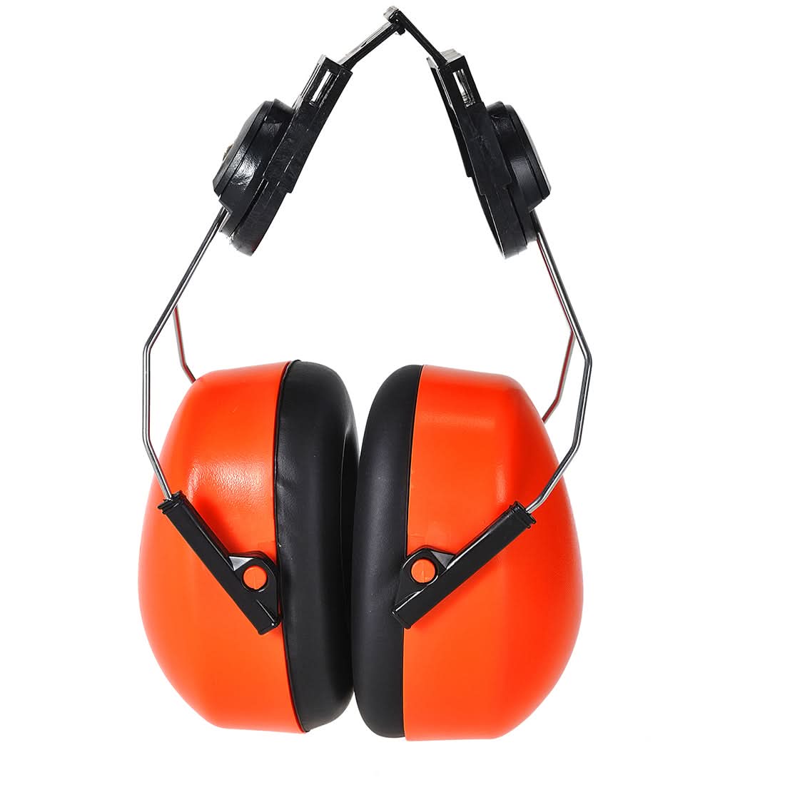Portwest Endurance Hv Clip On Ear Defenders PS47 - Orange - Customisable Ear Defence