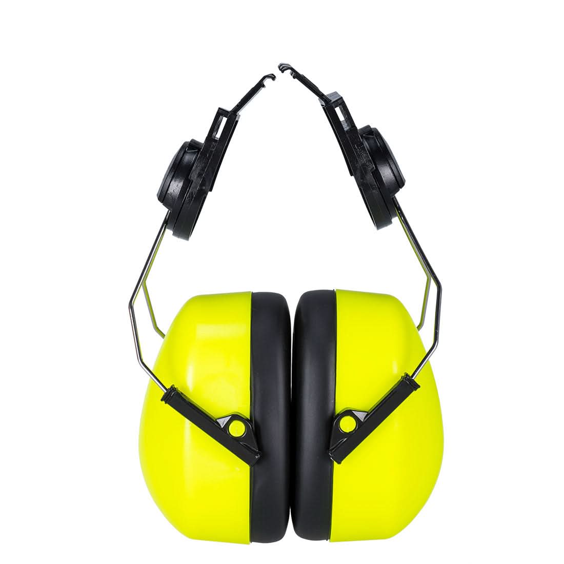 Portwest Endurance Hv Clip On Ear Defenders PS47 - Yellow - Customisable Ear Defence