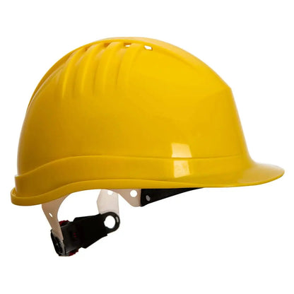 Expertline Safety Helmet (Wheel Ratchet) Ps62 - Yellow - Customisable Safety Helmet