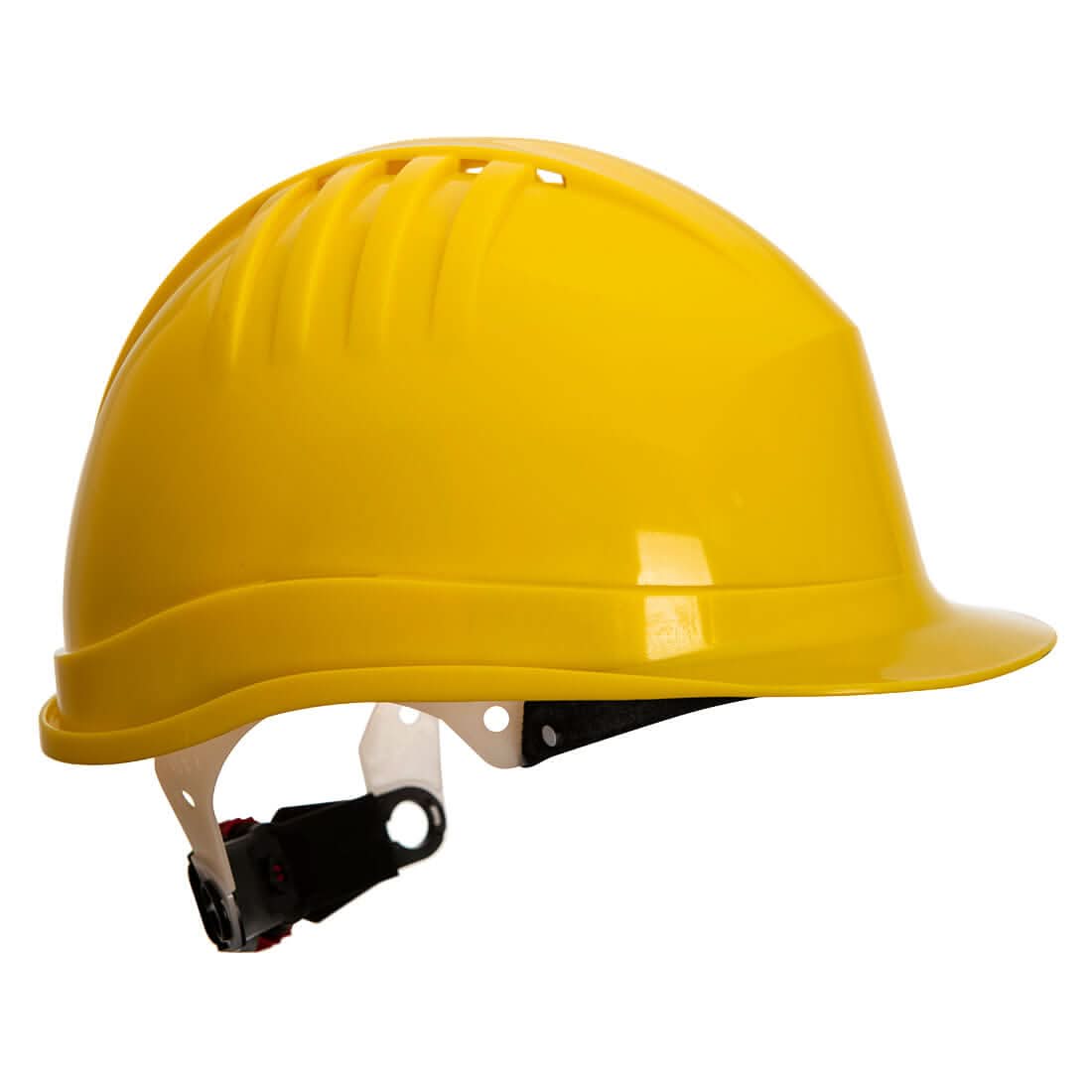 Portwest Expertline Safety Helmet Wheel Ratchet PS62 - Yellow - Customisable Helmets