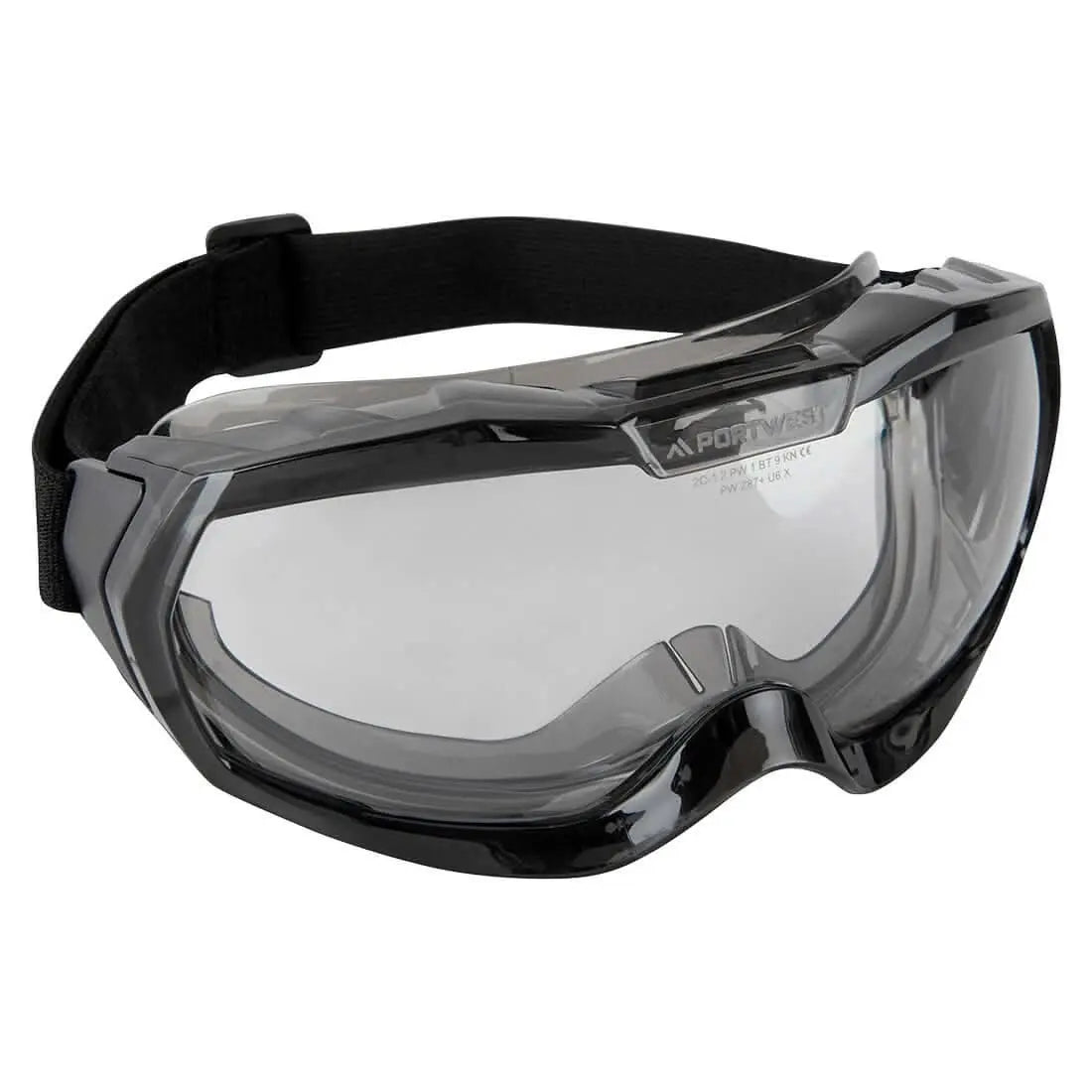 Ultra Safe Light Unvented Goggles Ps67 - Clear - Customisable Safety Goggles