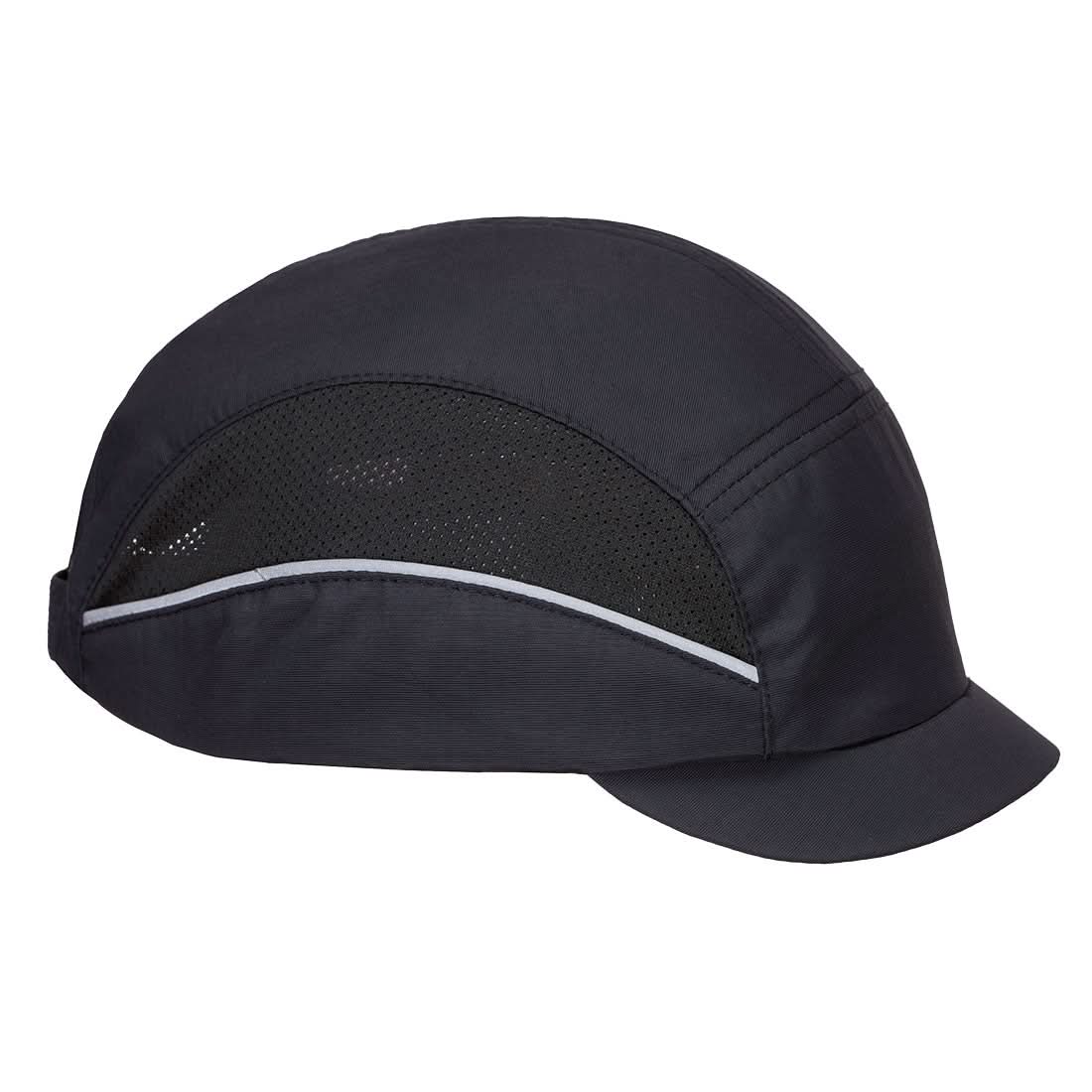 Portwest Airtech Bump Cap Micro Peak PS69 - Black - Customisable PPE