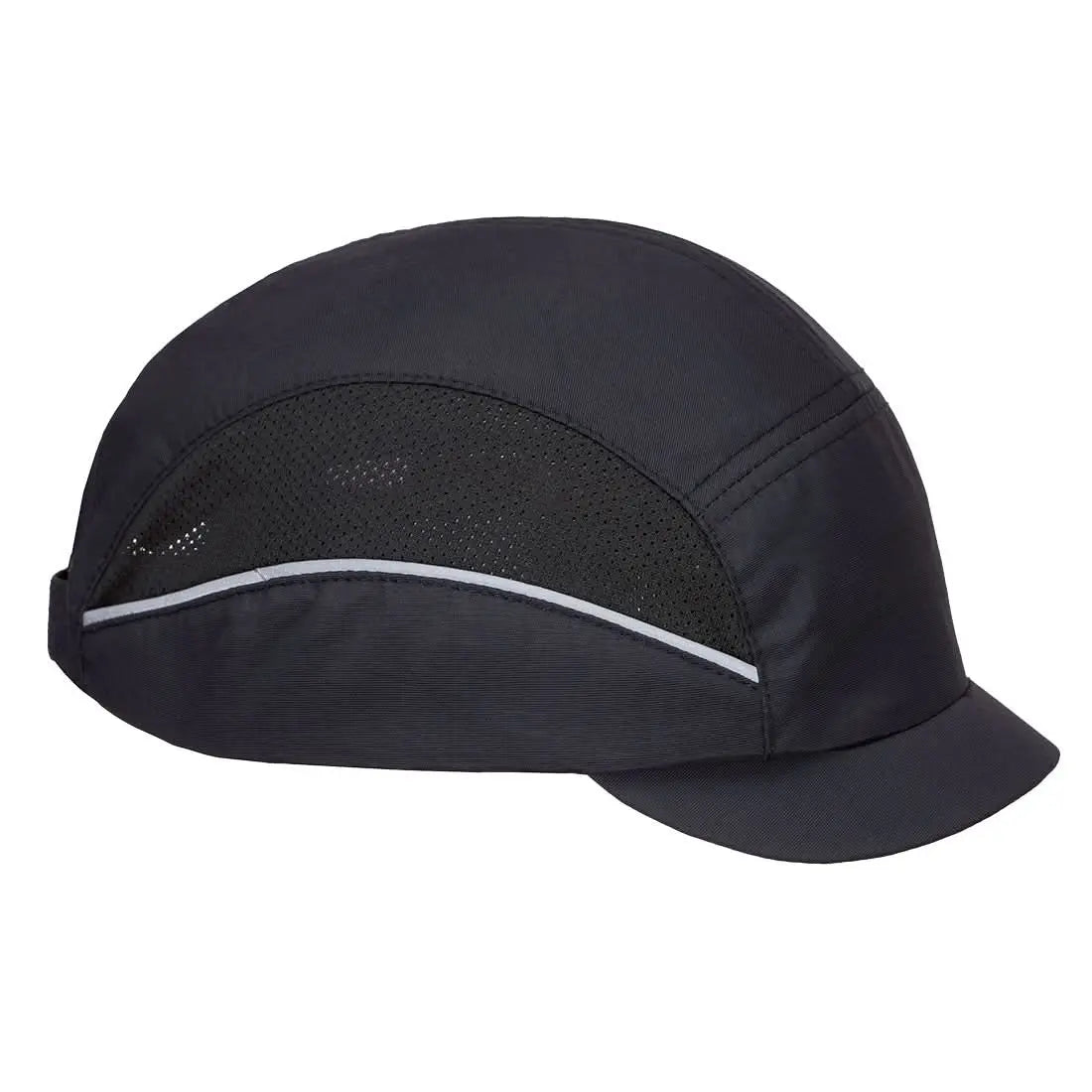 Air Tech Bump Cap Micro Peak - Black - Customisable Bump Cap