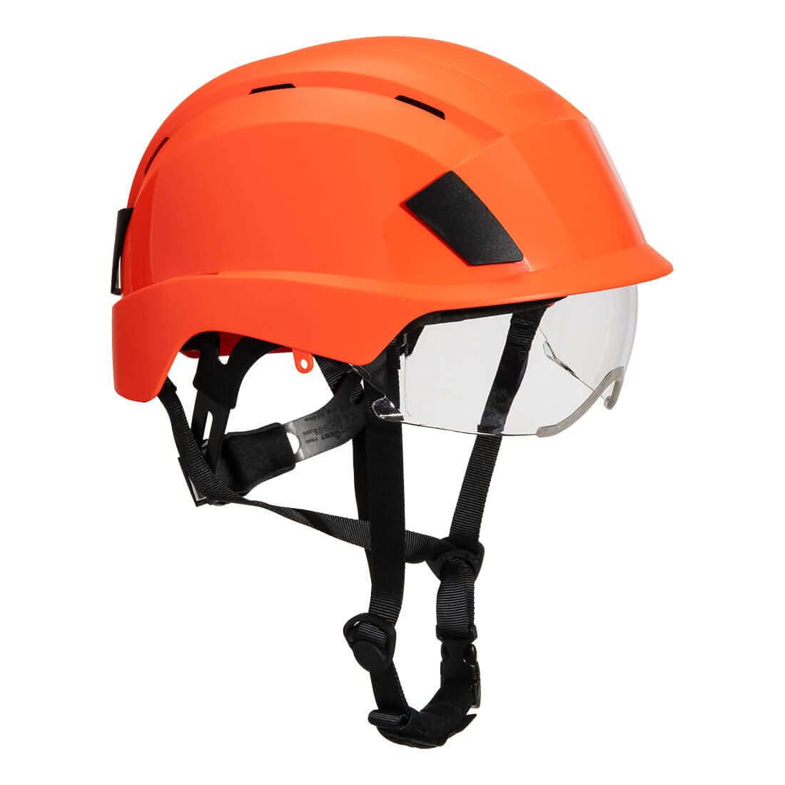 Portwest Integrated Visor Helmet PS80 - Orange - Customisable Helmets