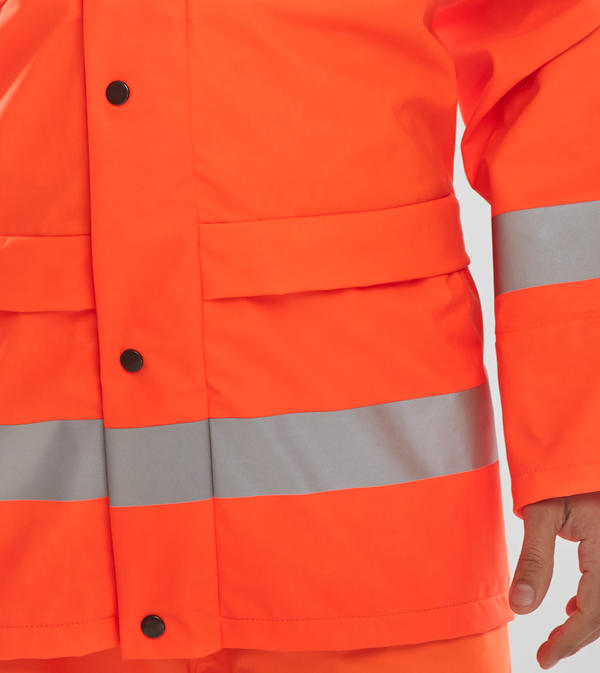 Beeswift Hi Vis Pu Jacket - - Customisable Jackets