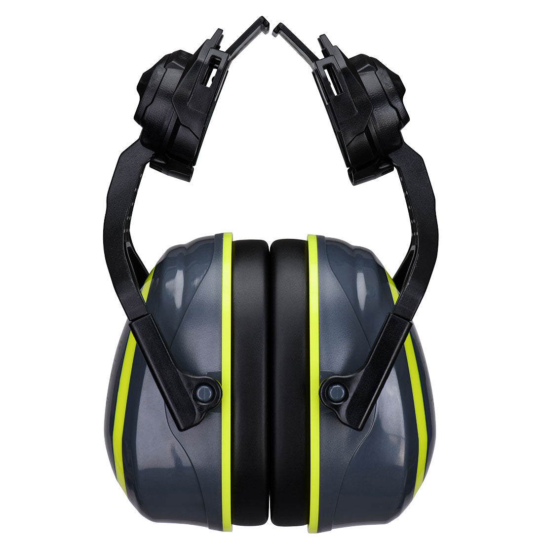 Hv Extreme Ear Defenders Medium Clip On Metal Free Pw04 - Grey Yellow R - Customisable Ear Muffs