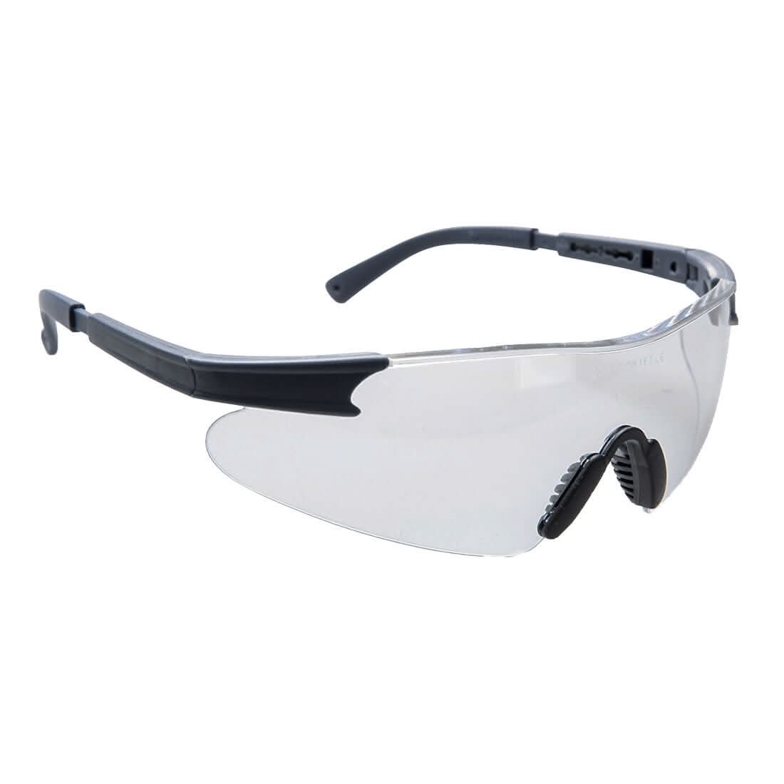 Portwest Curvo Safety Glasses PW17 - Clear - Customisable PPE