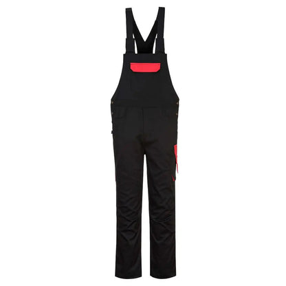 Pw2 Bib And Brace Pw243 - Black Red - Customisable Bib &amp; Braces
