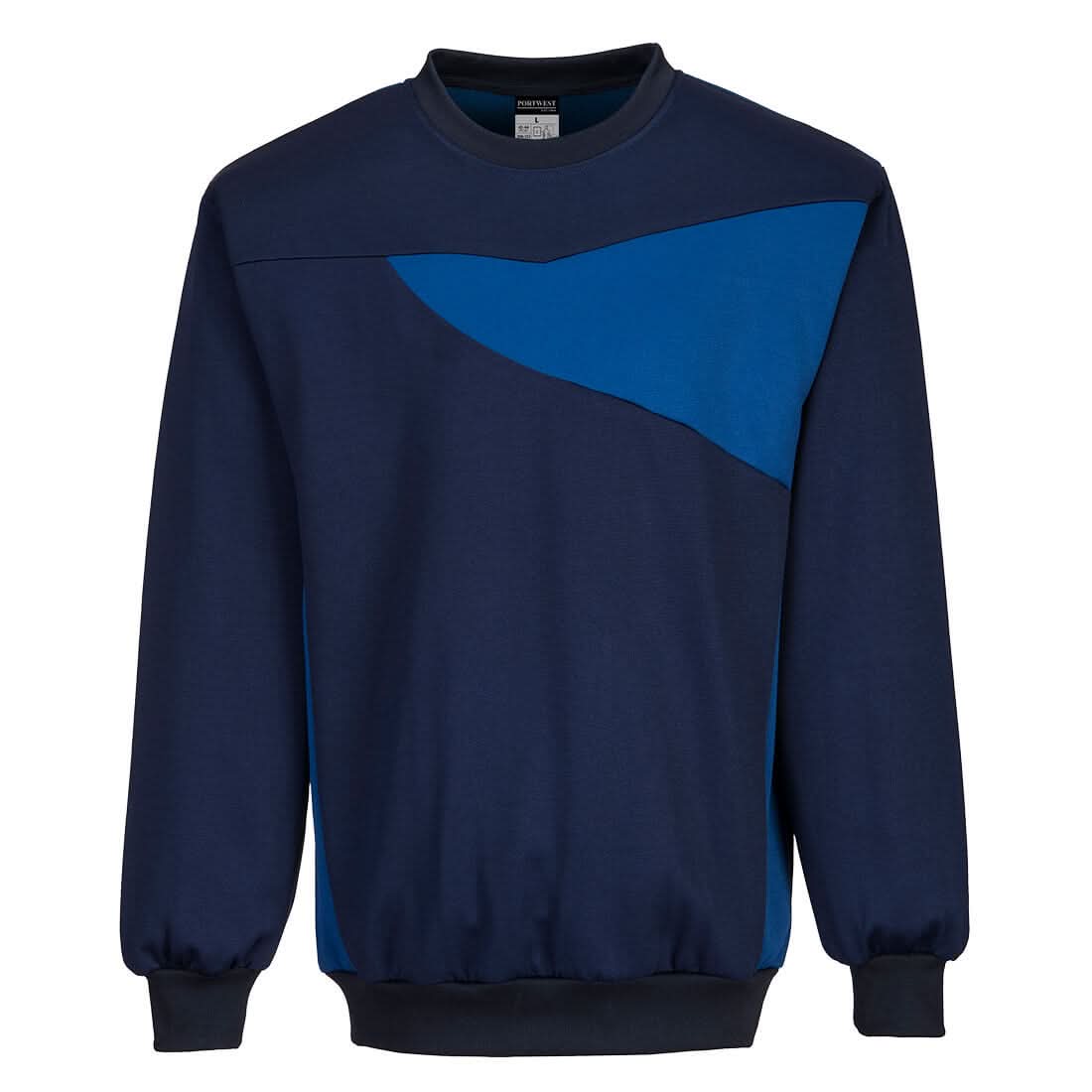 Portwest Pw2 Sweatshirt PW273 - Navy Royal - Customisable Sweatshirts