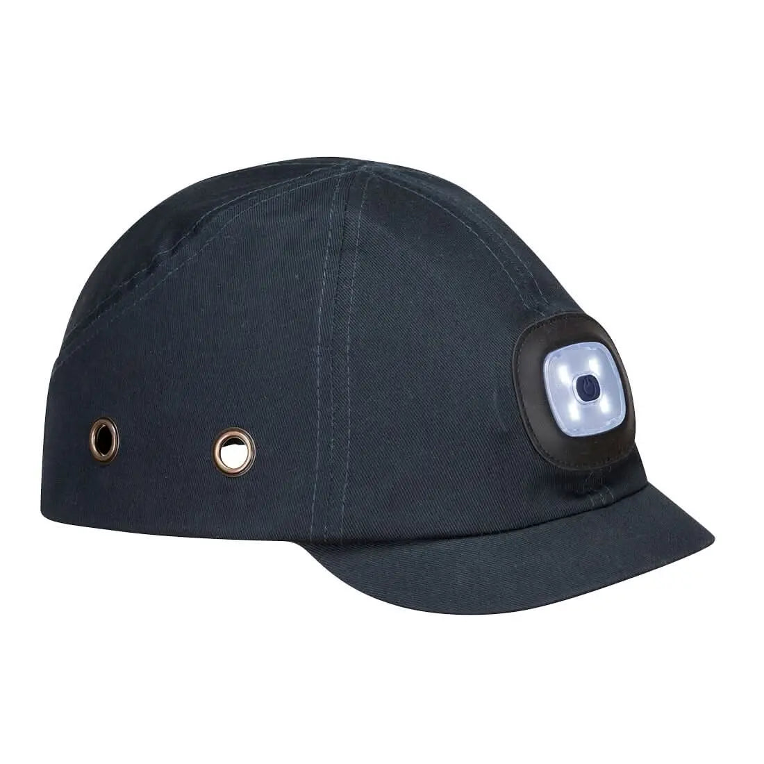 Usb Rechargeable Led Bump Cap Pw29 - Navy - Customisable Bump Cap