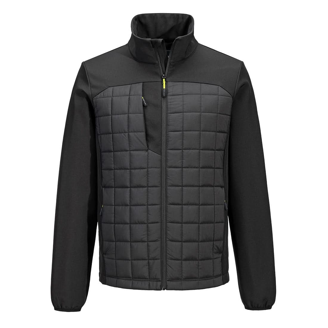 Portwest PW3 Hybrid Jacket PW328 - Black - Customisable Jacket