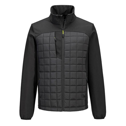 Portwest PW3 Hybrid Jacket PW328 - Black - Customisable Jacket