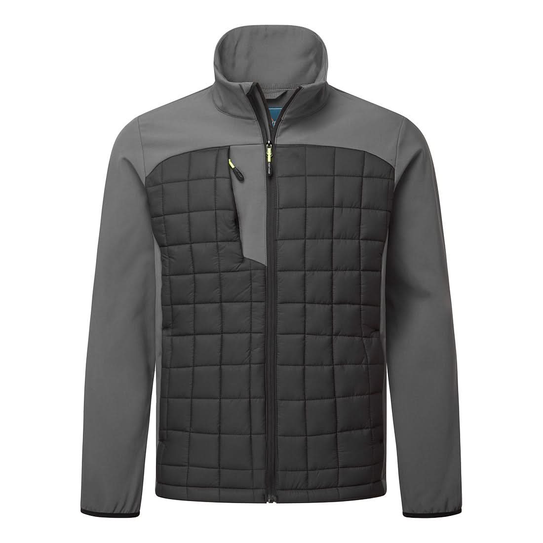 Portwest PW3 Hybrid Jacket PW328 - Zoom Grey - Customisable Jacket
