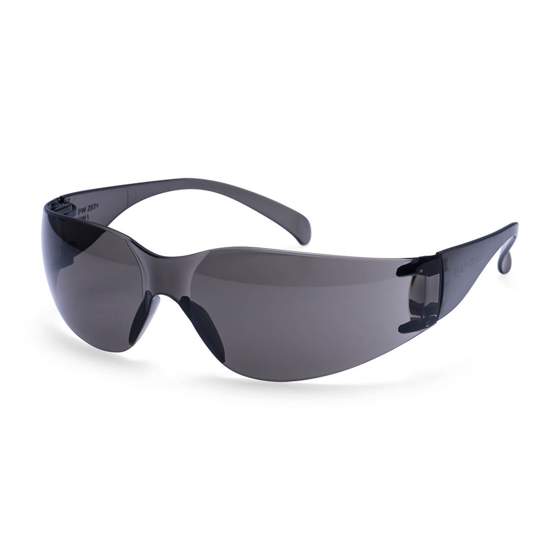 Wrap Around Safety Glasses Pw32 - Black One Size - Customisable Safety Spectacles