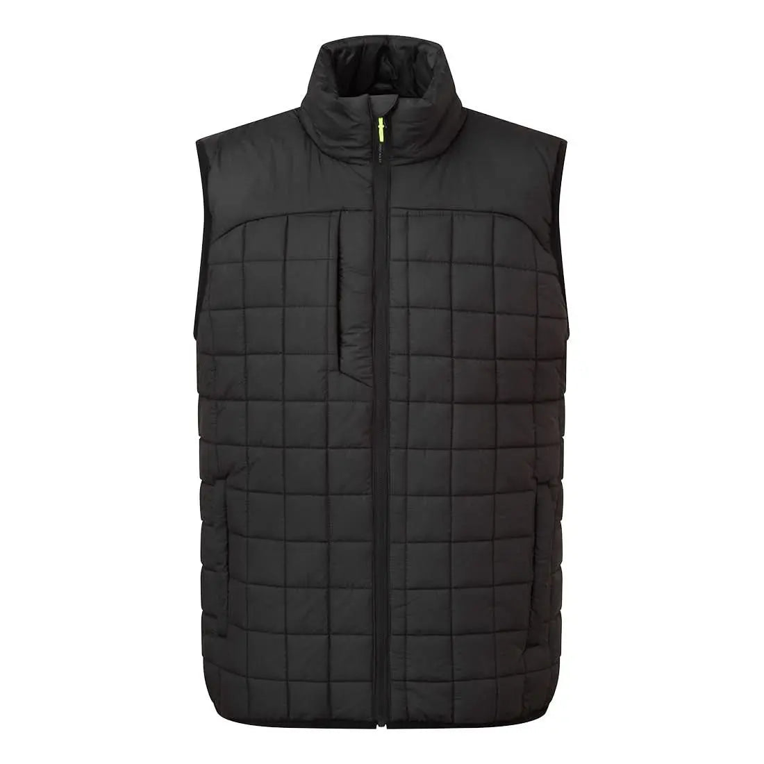 Pw3 Square Baffle Bodywarmer Pw339 - Black - Customisable Baffle Jackets