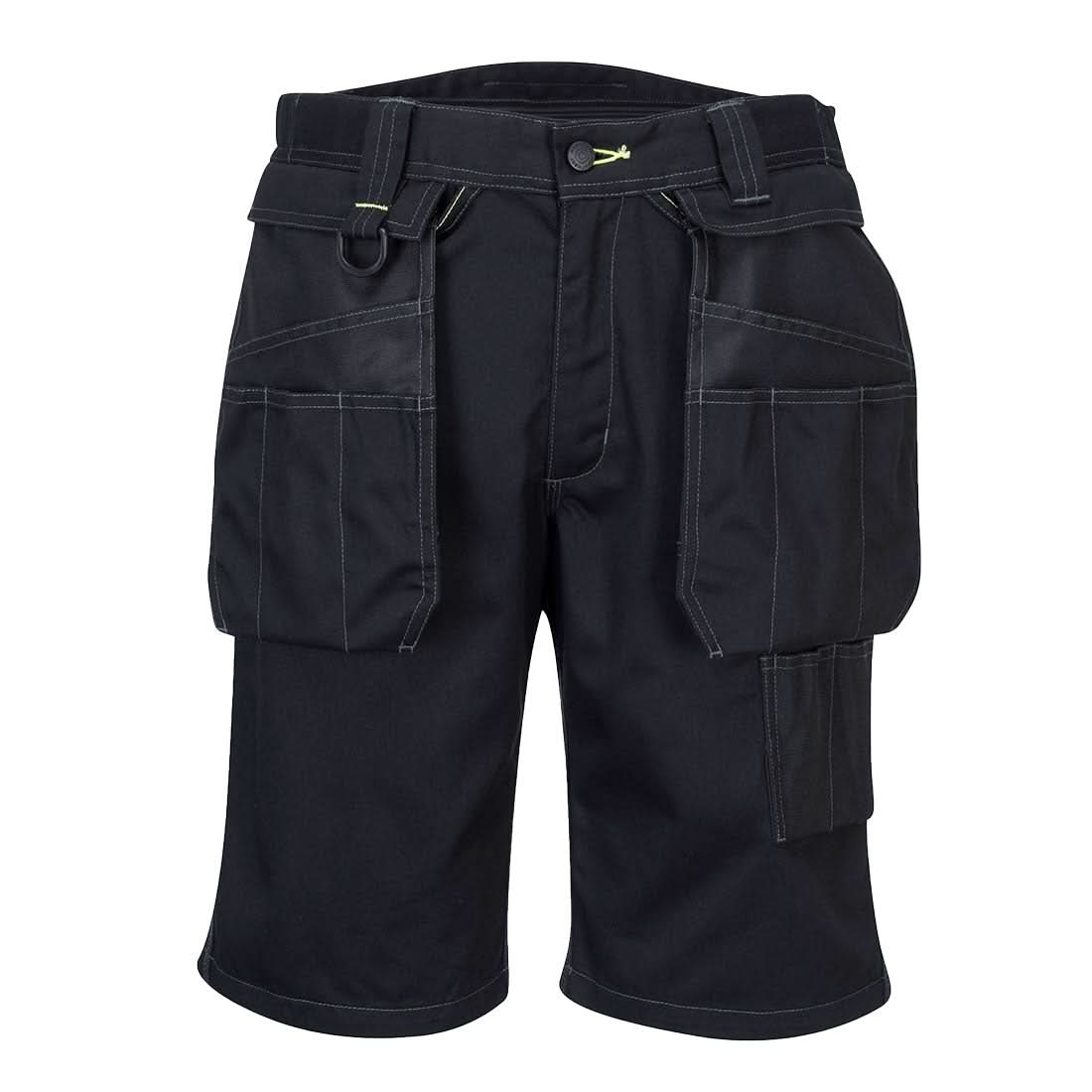 Portwest Pw3 Holster Work Shorts PW345 - Black - Customisable Shorts