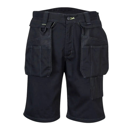 Pw3 Holster Work Shorts Pw345 - Black - Customisable Shorts