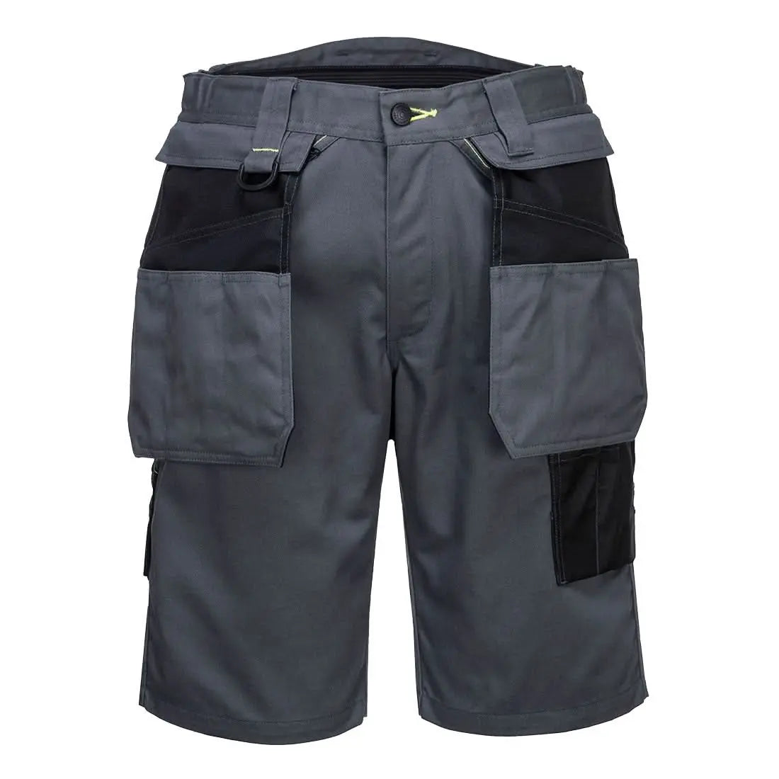 Pw3 Holster Work Shorts Pw345 - Zoom Grey Black - Customisable Shorts