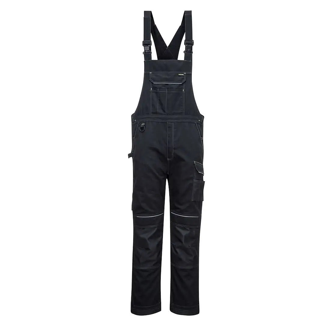 Pw3 Work Bib And Brace Pw346 - Black - Customisable Bib &amp; Braces