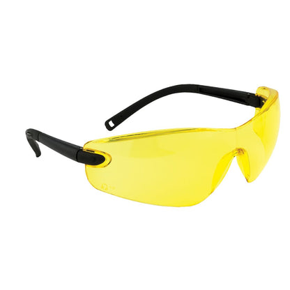 Portwest Profile Safety Glasses PW34 - Amber - Customisable PPE