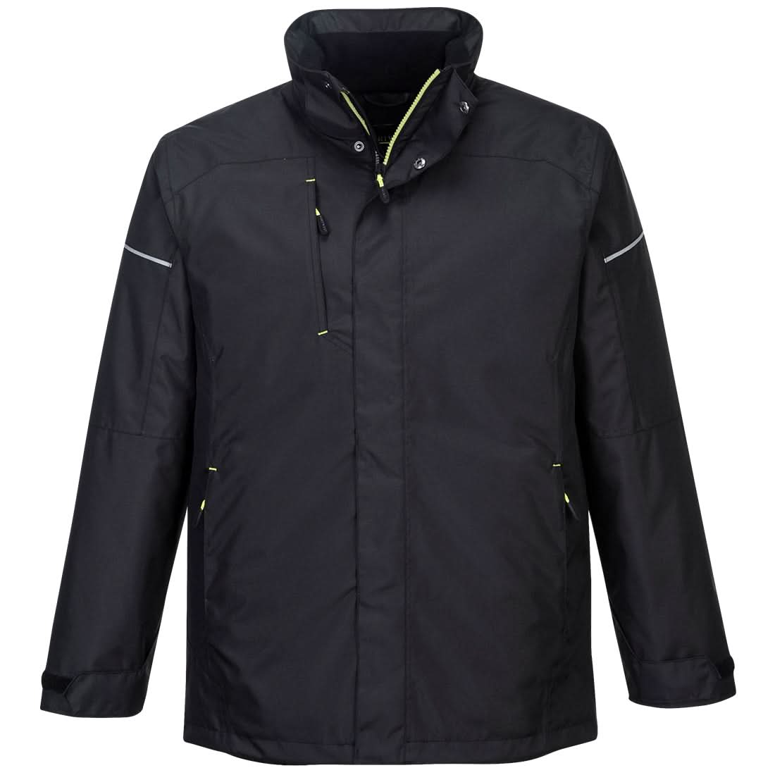 Portwest Pw3 Winter Jacket PW362 - Black - Customisable Jacket