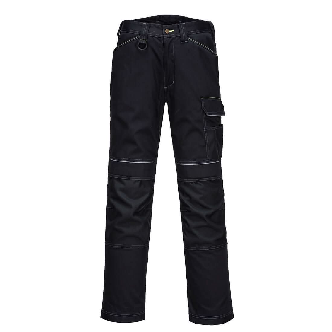Portwest Pw3 WomenS Stretch Work Trousers PW380 - Black - Customisable Trousers