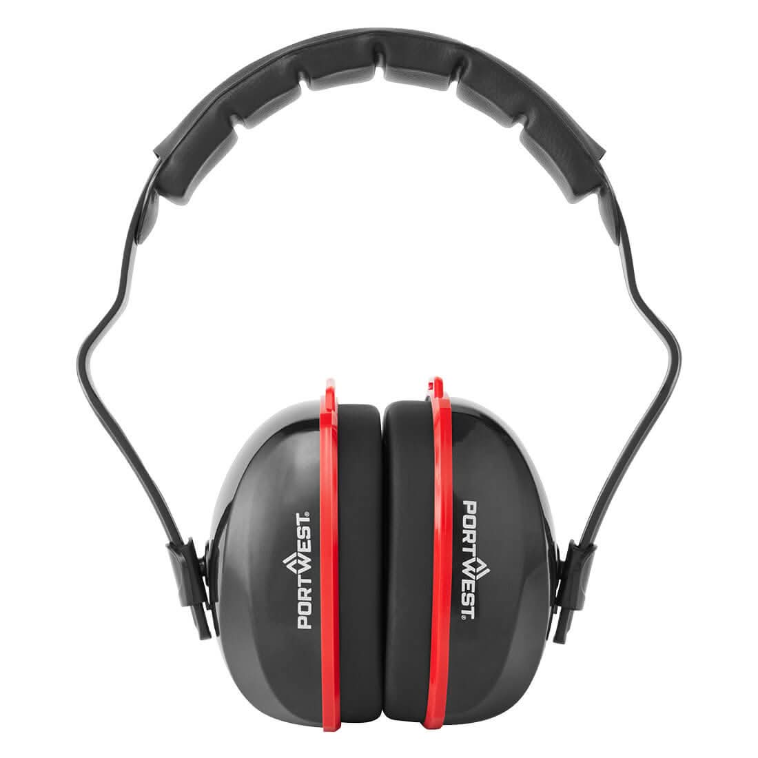 Portwest Comfort Ear Defenders PW43 - Black - Customisable Ear Defence
