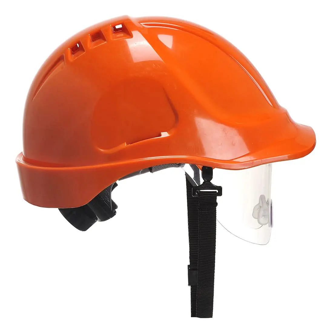 Endurance Visor Helmet Pw55 - Orange - Customisable Safety Helmet
