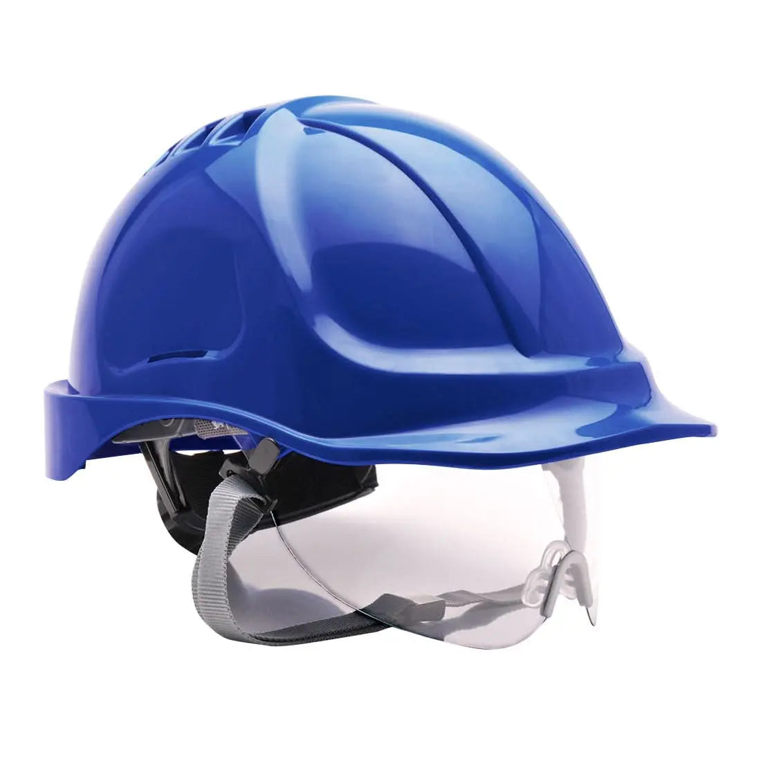 Endurance Visor Helmet Pw55 - Royal Blue - Customisable Safety Helmet
