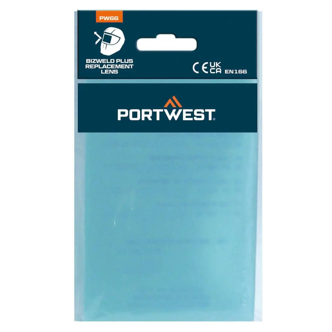 Biz Weld Plus Replacement Lens (Pk5) Pw66 - Clear - Customisable Welding Eye Protection