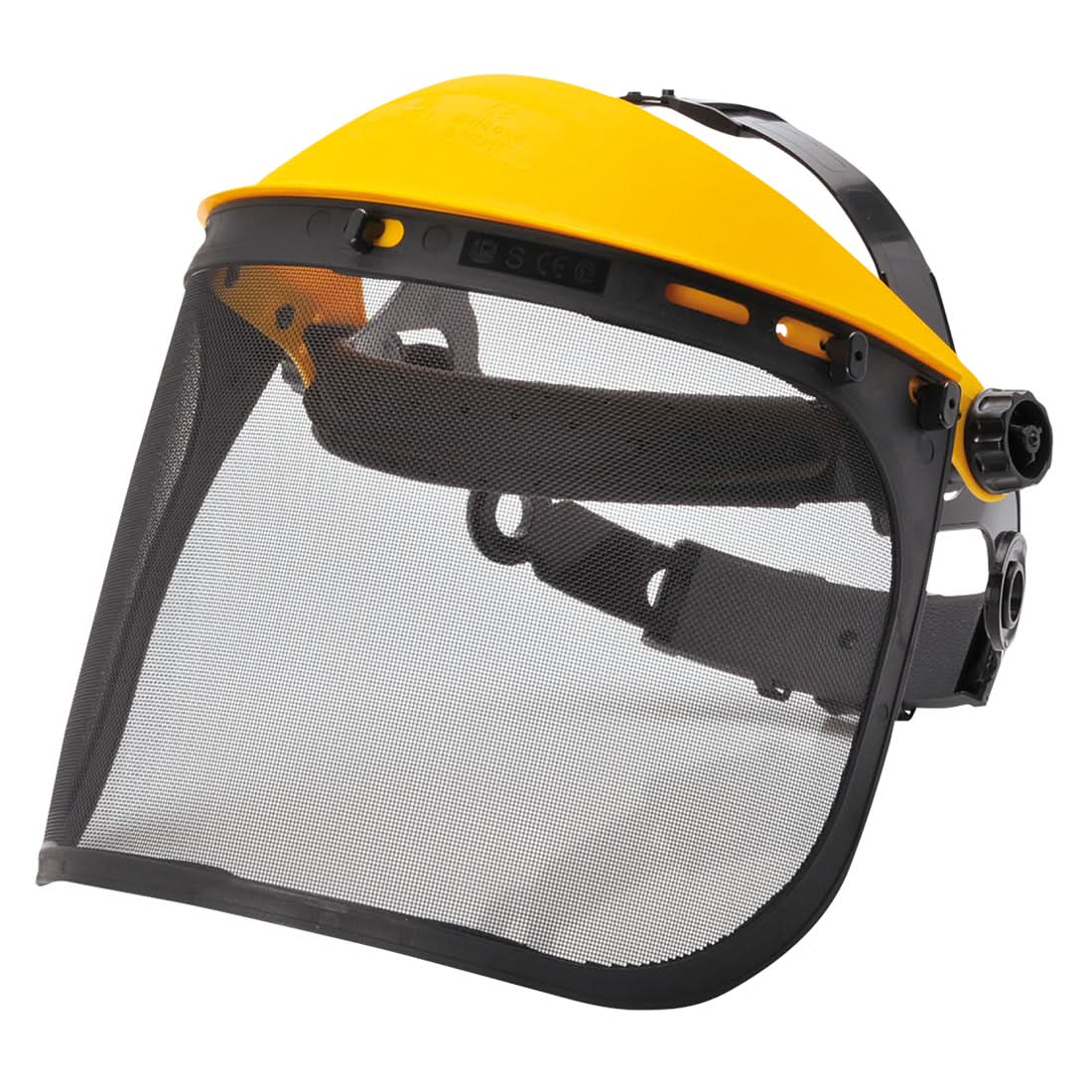 Browguard With Mesh Visor Pw93 - Black - Customisable Visors and Browguards