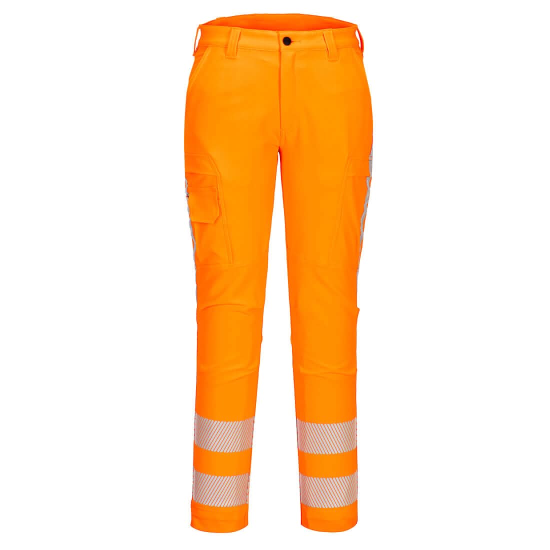 Portwest Rws Hi Vis Stretch Work Trousers R440 - Orange - Customisable Hi-Vis Trousers