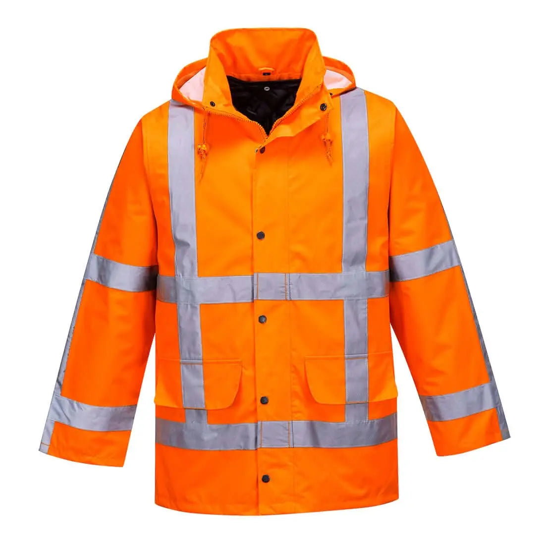 Rws Hi Vis 2 In 1 Winter Traffic Jacket R460 - Orange - Customisable Insulated Jackets