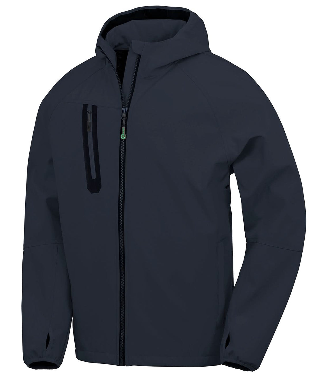 Result Genuine Recycled 3 layer recycled printable casual hooded softshell R909X - Navy Navy - Customisable Softshell Jacket