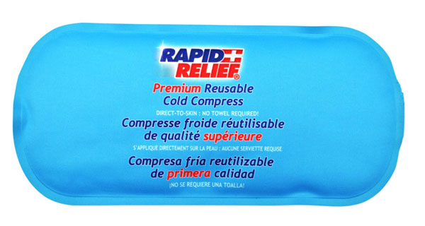 Rapid Relief Rapid Relief Premium Reusable Cold Compress &quot;X &quot; - Blue 11&quot; - Customisable Therapy