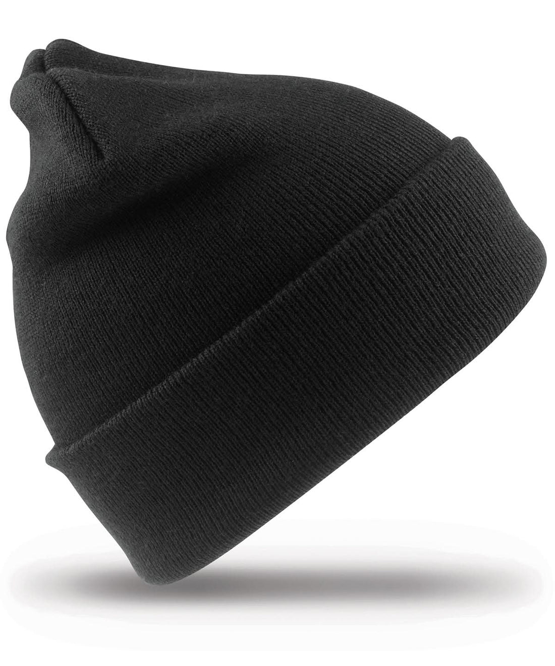 Result Genuine Recycled Recycled woolly ski hat RC929 - Black One size - Customisable Hats