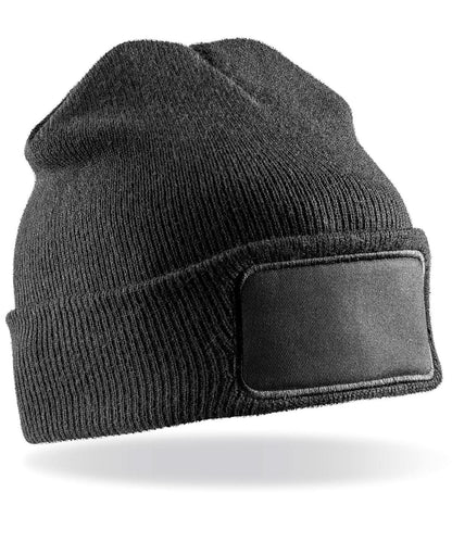Result Genuine Recycled Recycled ThinsulateTM printers beanie RC934 - Black One size - Customisable Beanies