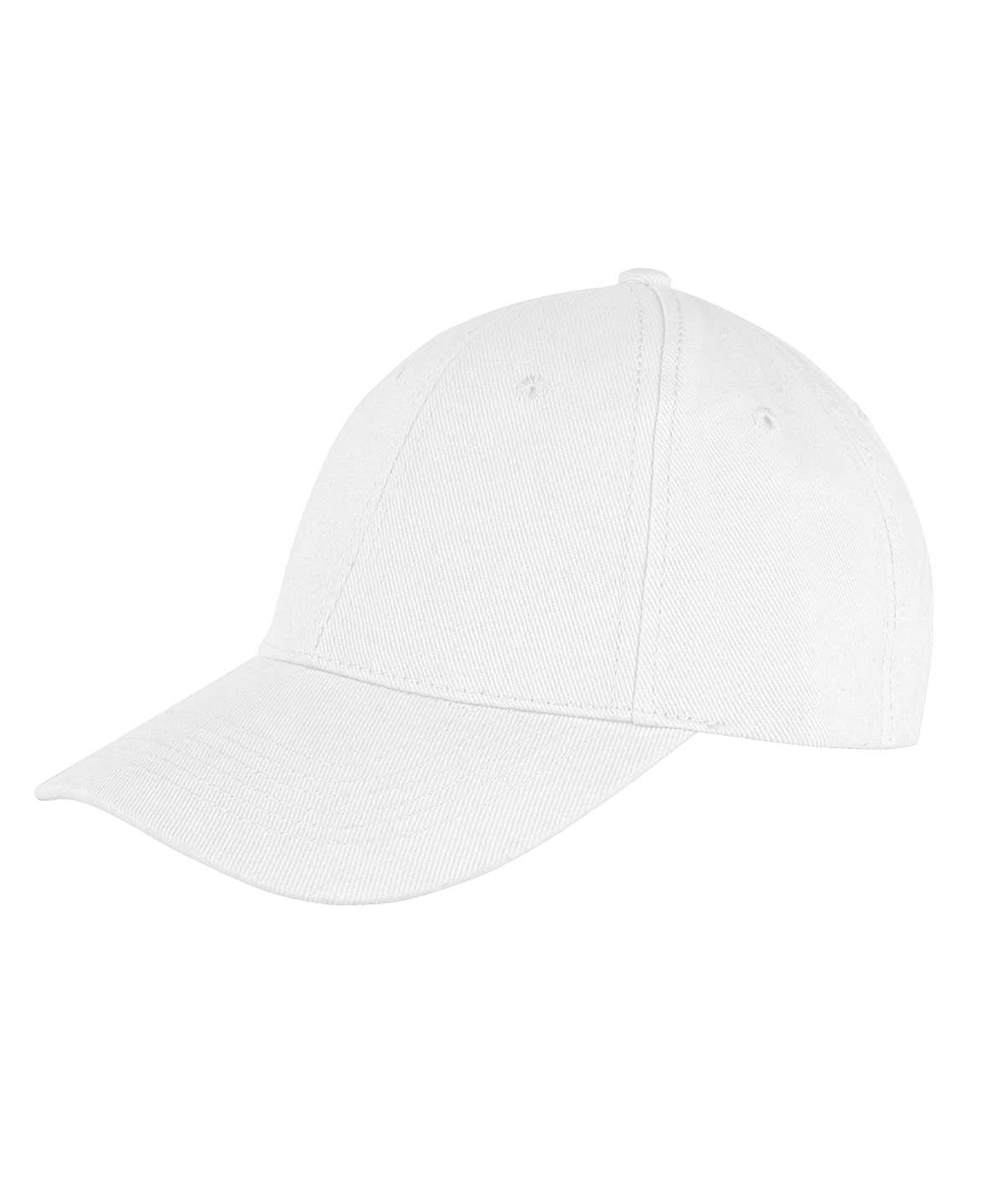 Result Genuine Recycled Core recycled low profile cap RC981 - White One size - Customisable Caps