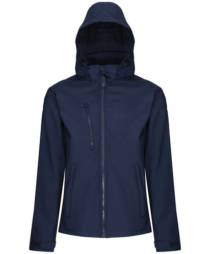 Regatta Professional Venturer 3 layer hooded softshell jacket RG152 - Navy - Customisable Softshell Jacket
