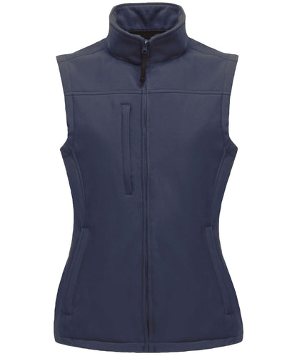 Regatta Professional Womens Flux softshell bodywarmer RG155 - Navy Navy - Customisable Gilets &amp; Body Warmers