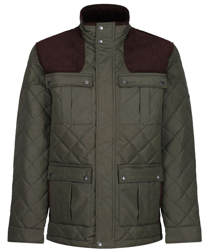 Regatta Professional Padbury diamond quilt jacket RG176 - Dark Khaki - Customisable Jackets